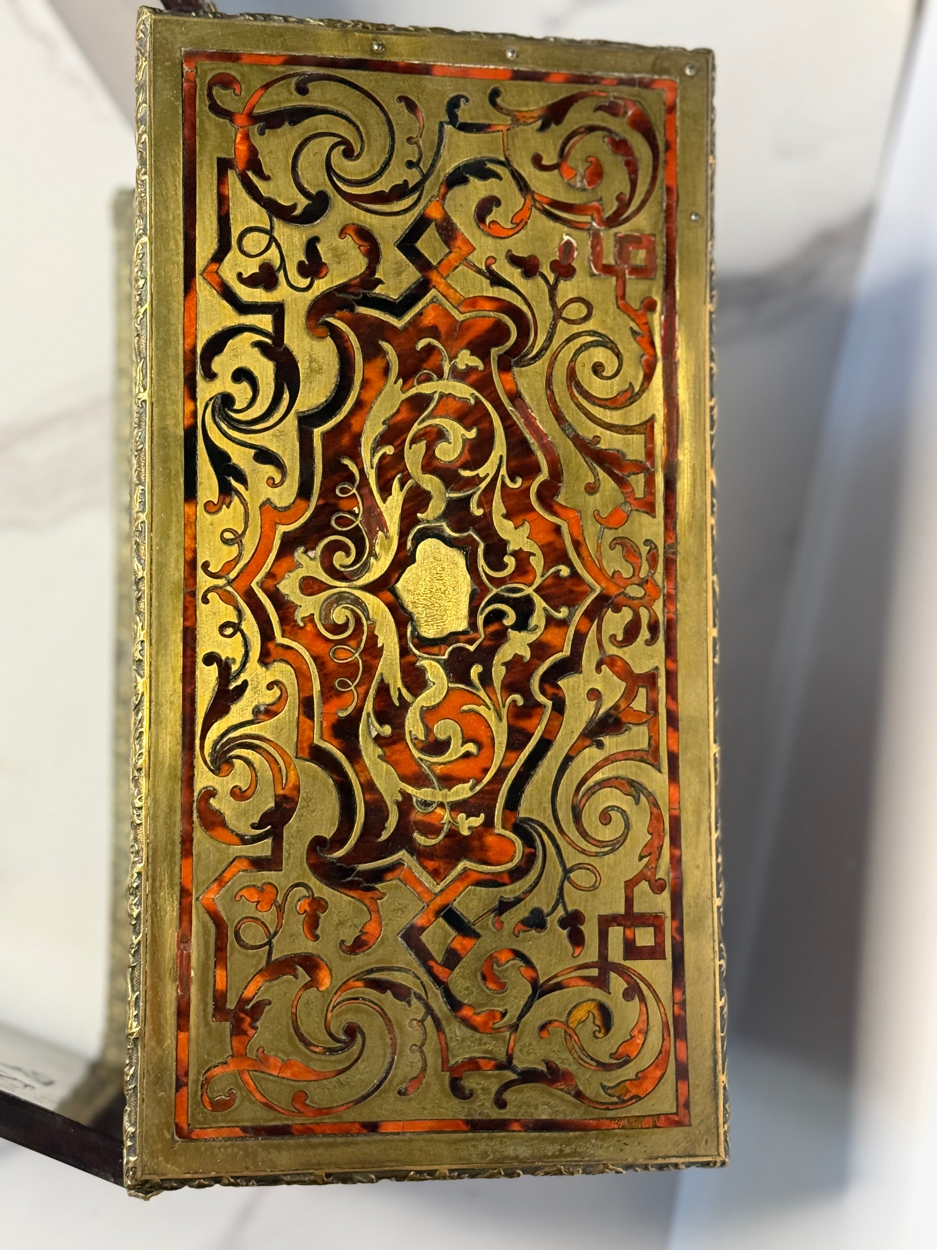 Antique Boulle Napoleon III Marquetry Box