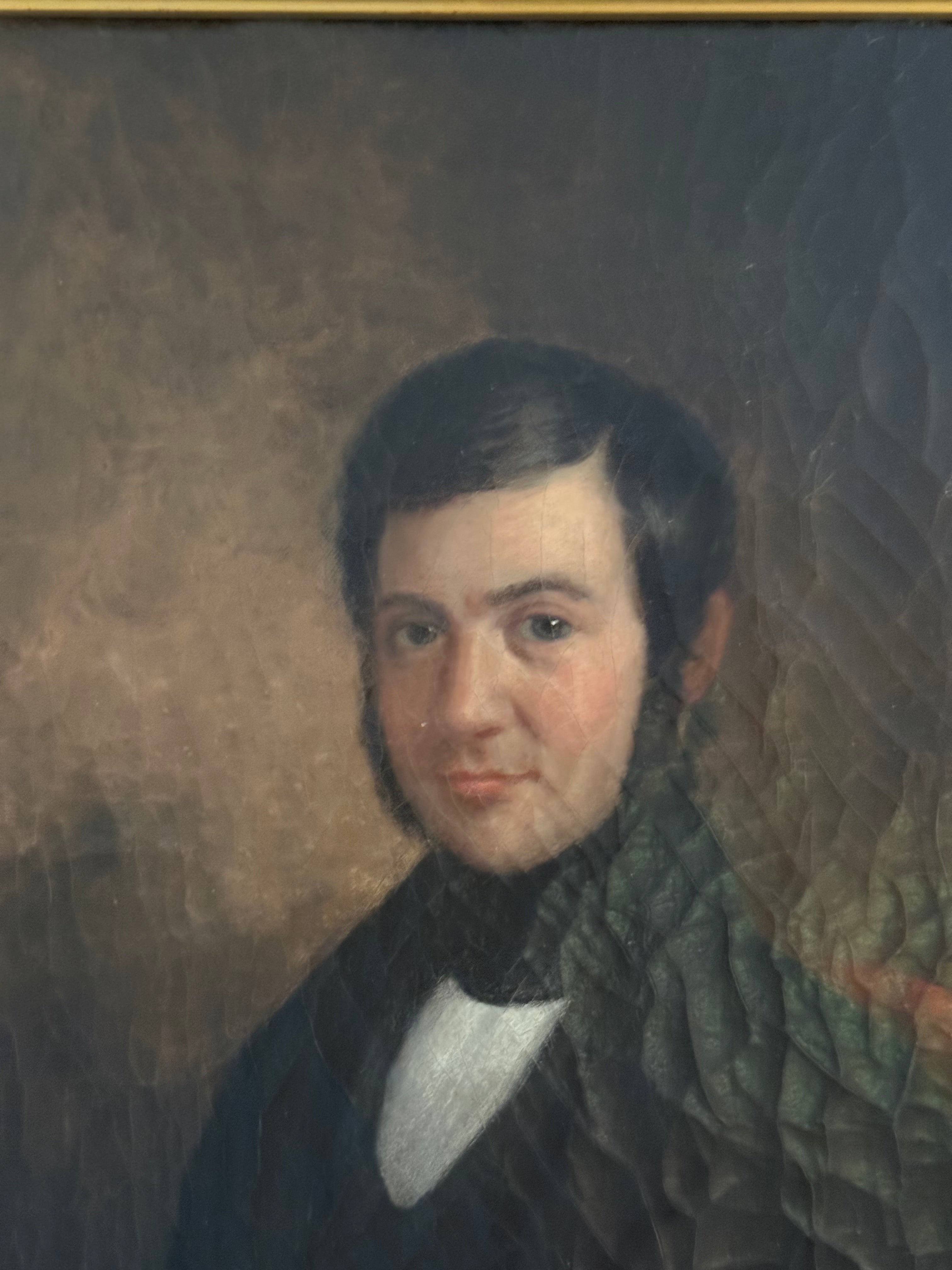 Mid-19th Century Portrait of a Gentleman with Anatomical Study Objects