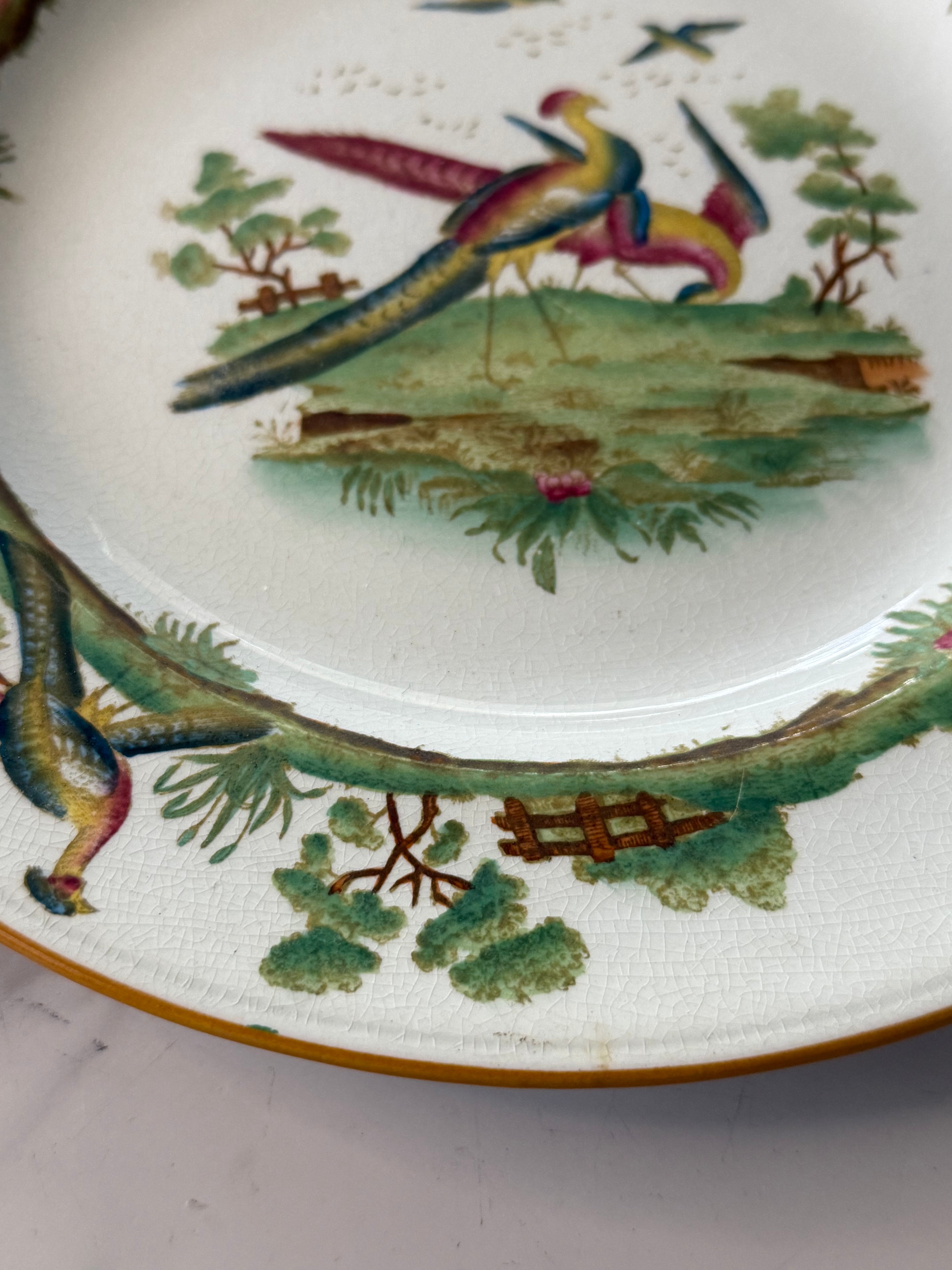 Wedgwood Blue Pheasant Plate