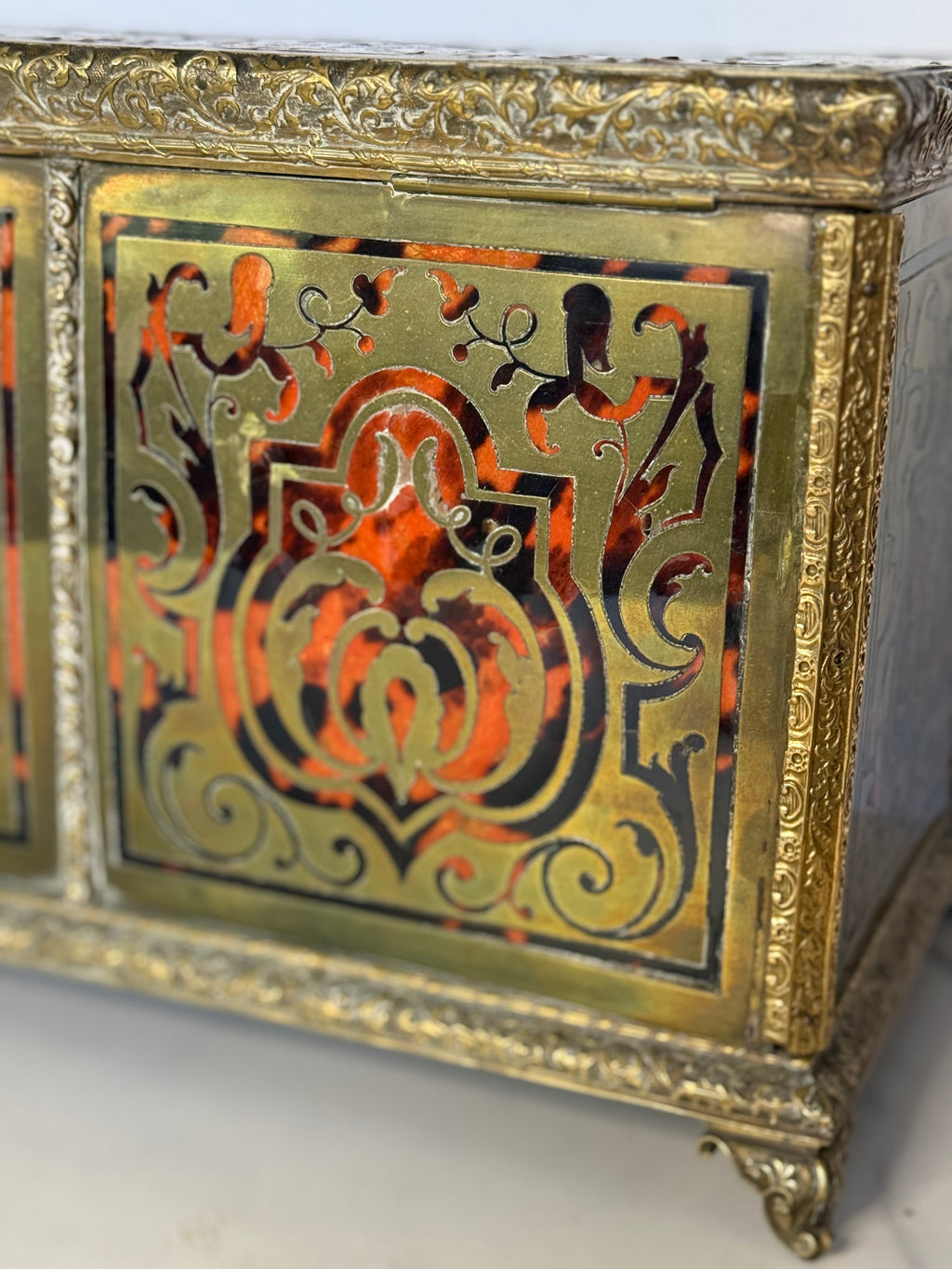 Antique Boulle Napoleon III Marquetry Box