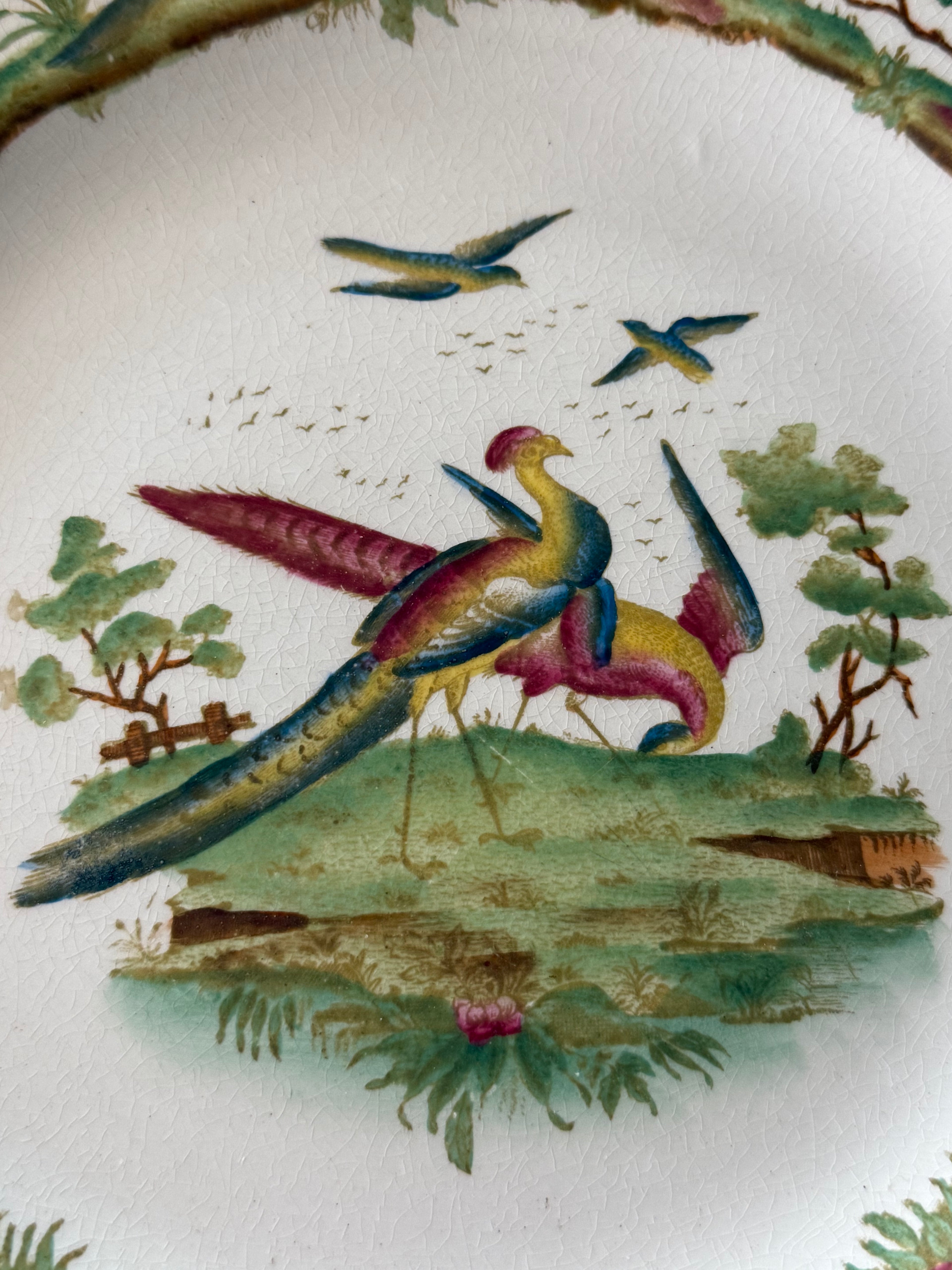 Wedgwood Blue Pheasant Plate