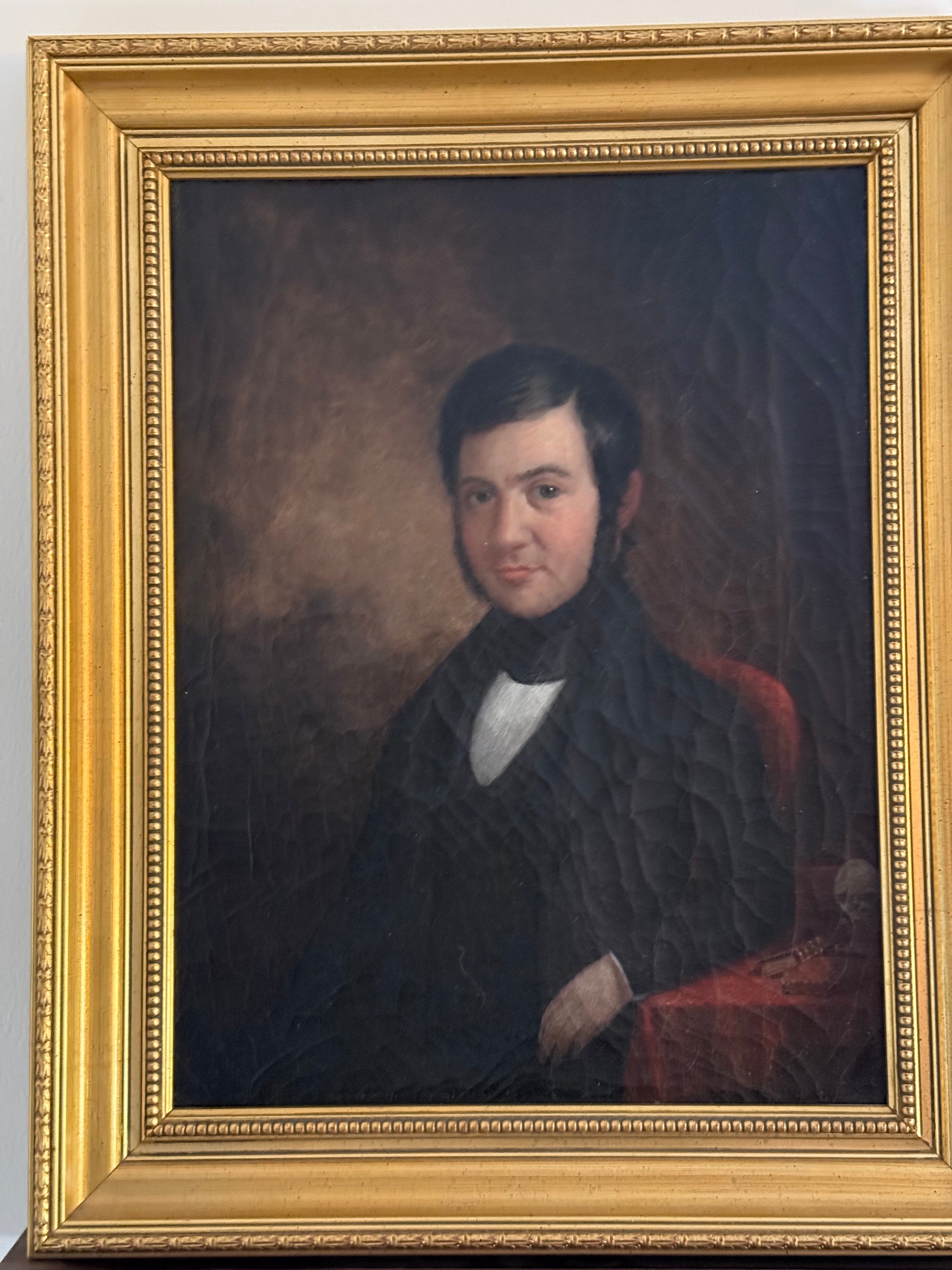 Mid-19th Century Portrait of a Gentleman with Anatomical Study Objects