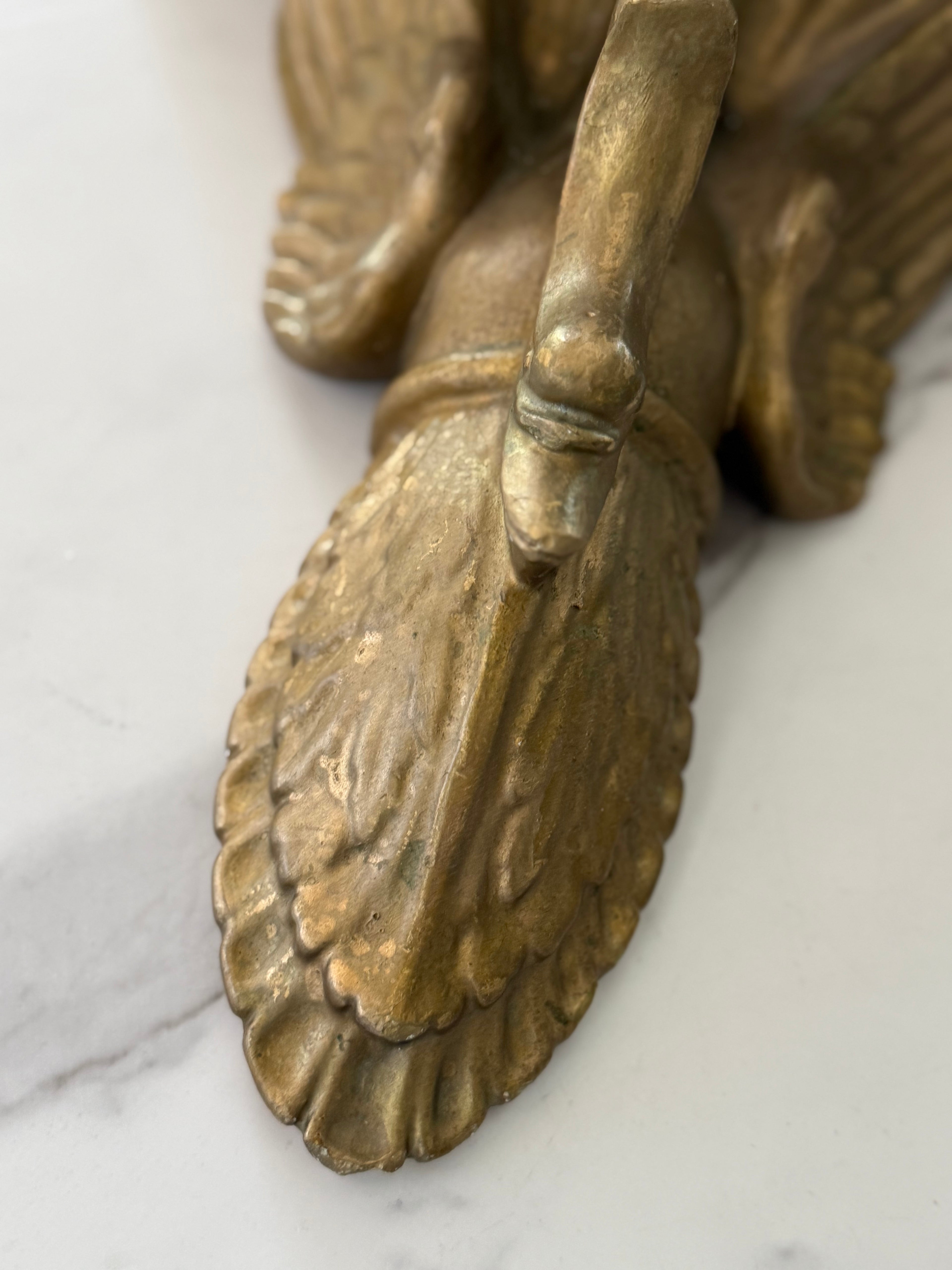 Vintage Gilt Swan Shelf