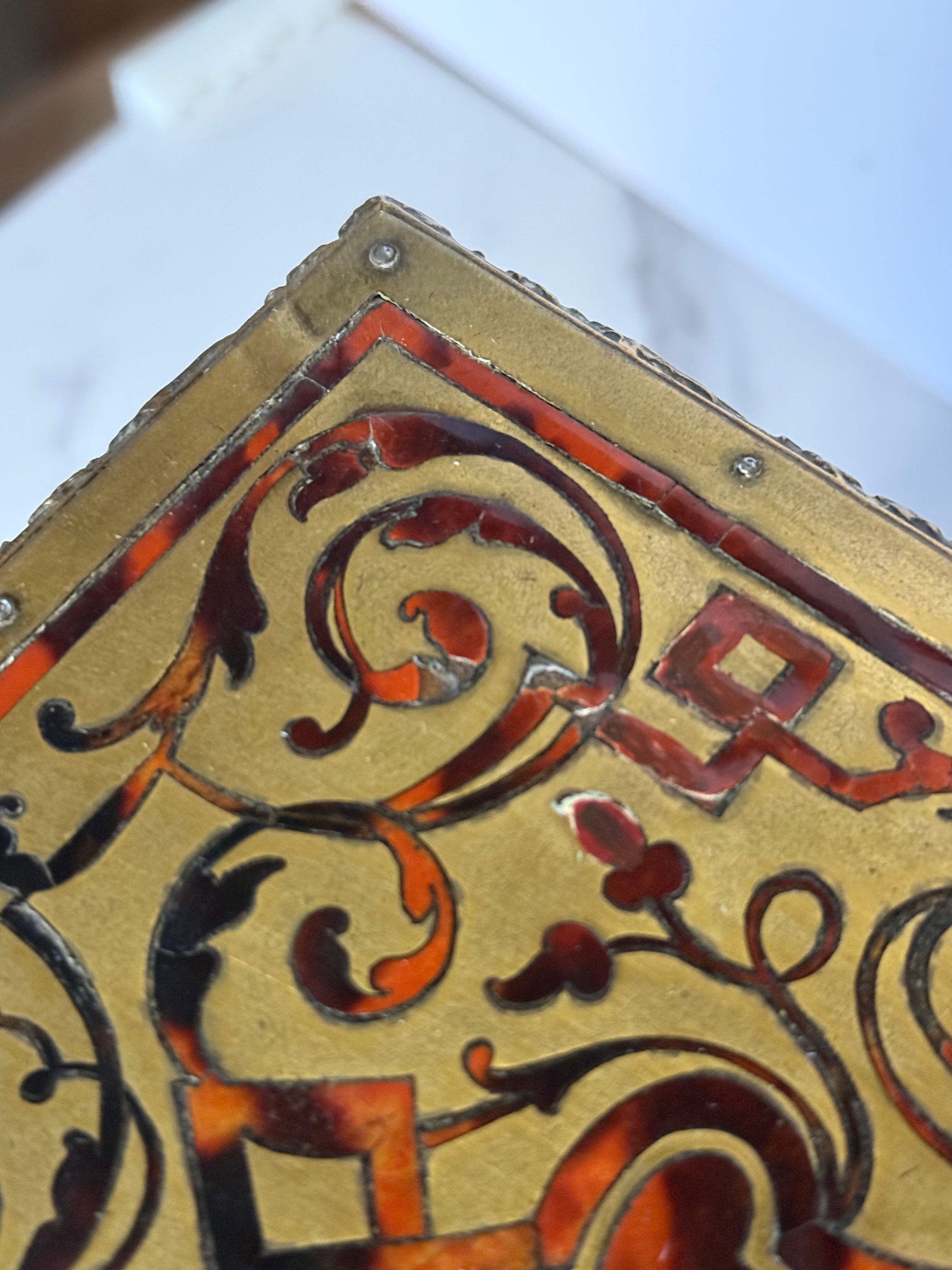 Antique Boulle Napoleon III Marquetry Box