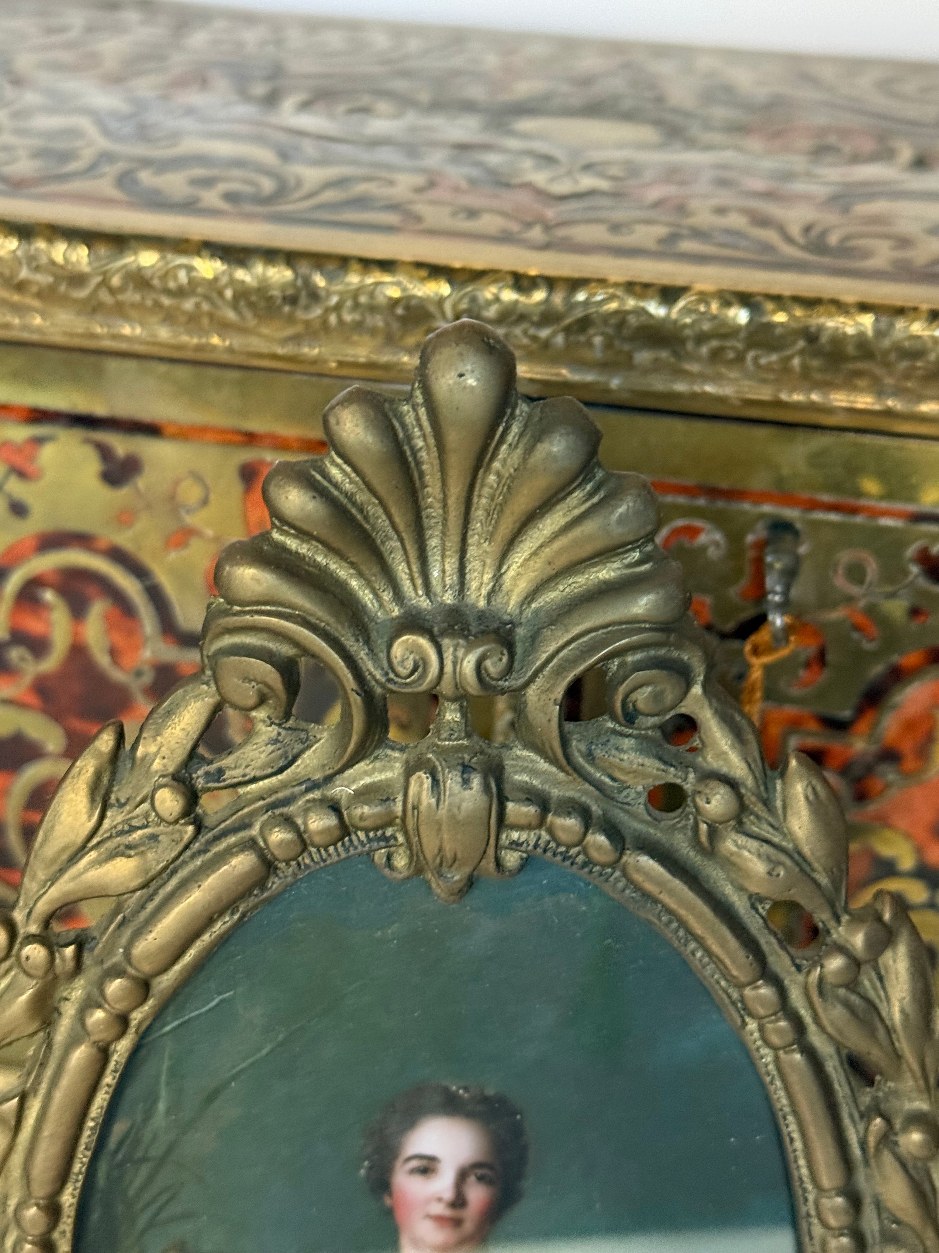 Victorian Cast Brass Picture Frame