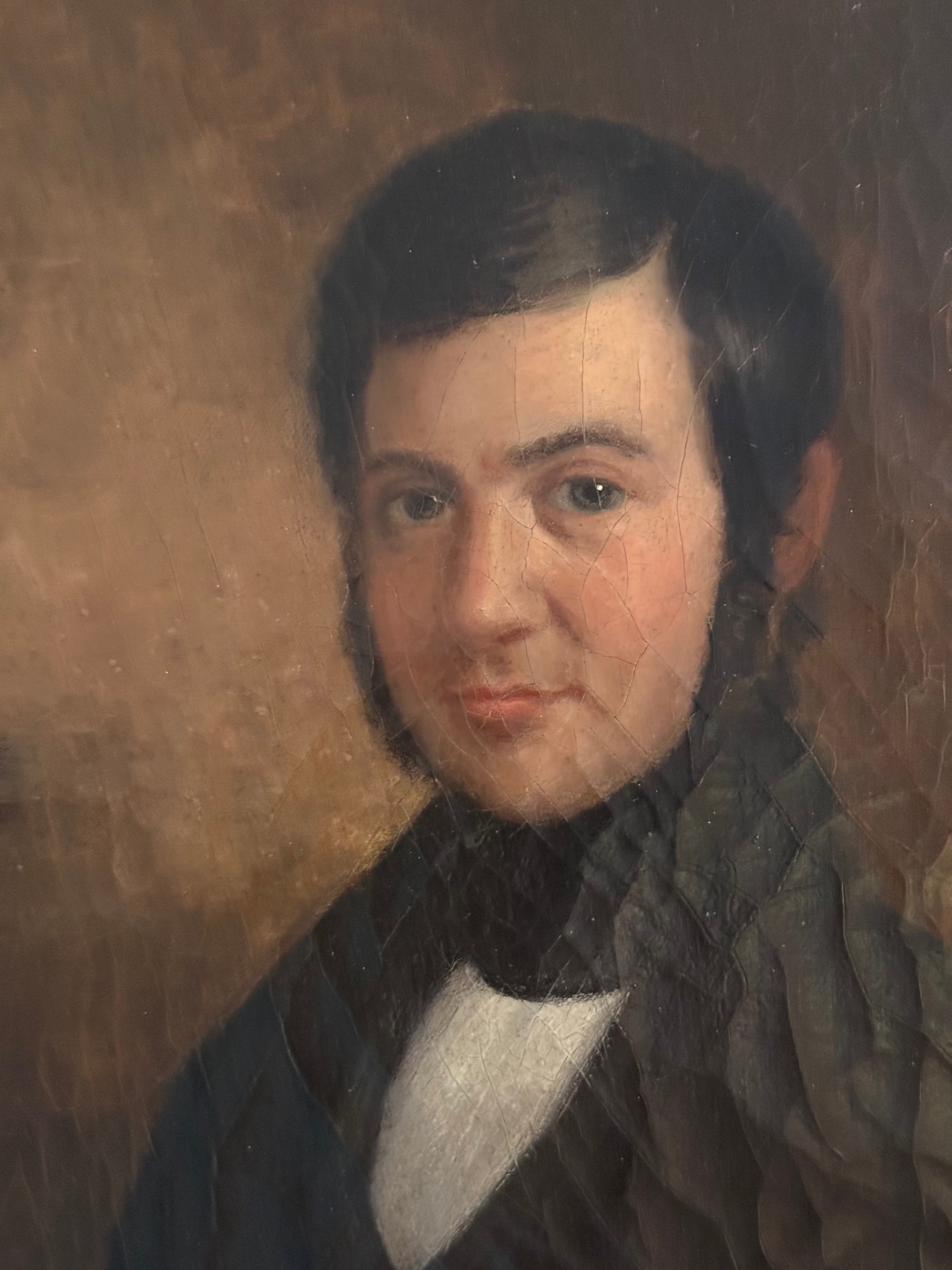 Mid-19th Century Portrait of a Gentleman with Anatomical Study Objects