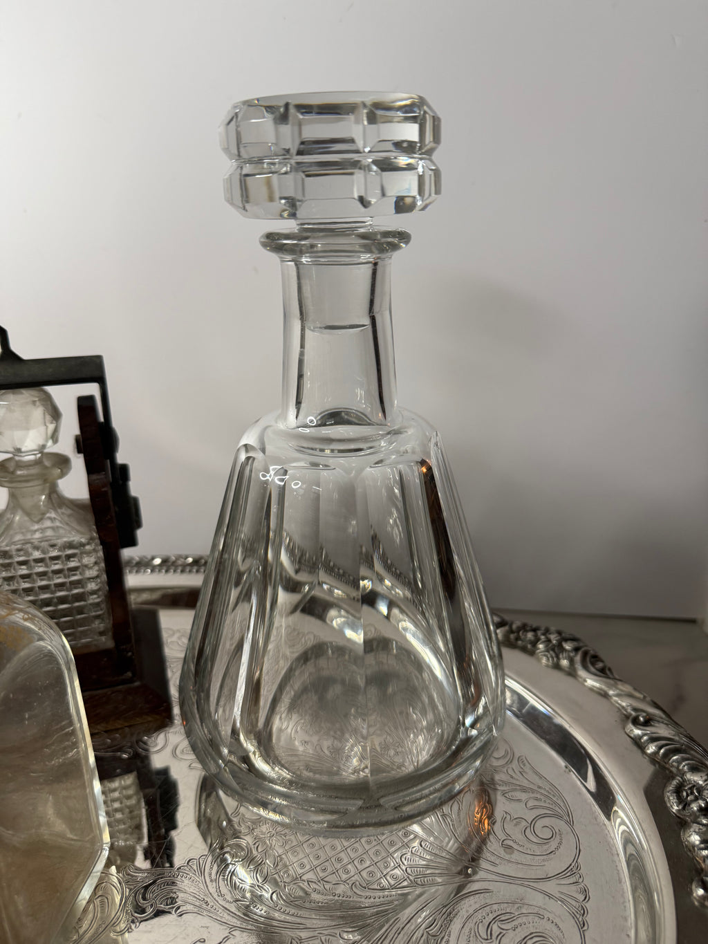 Vintage Baccarat Crystal Talleyrand Decanter