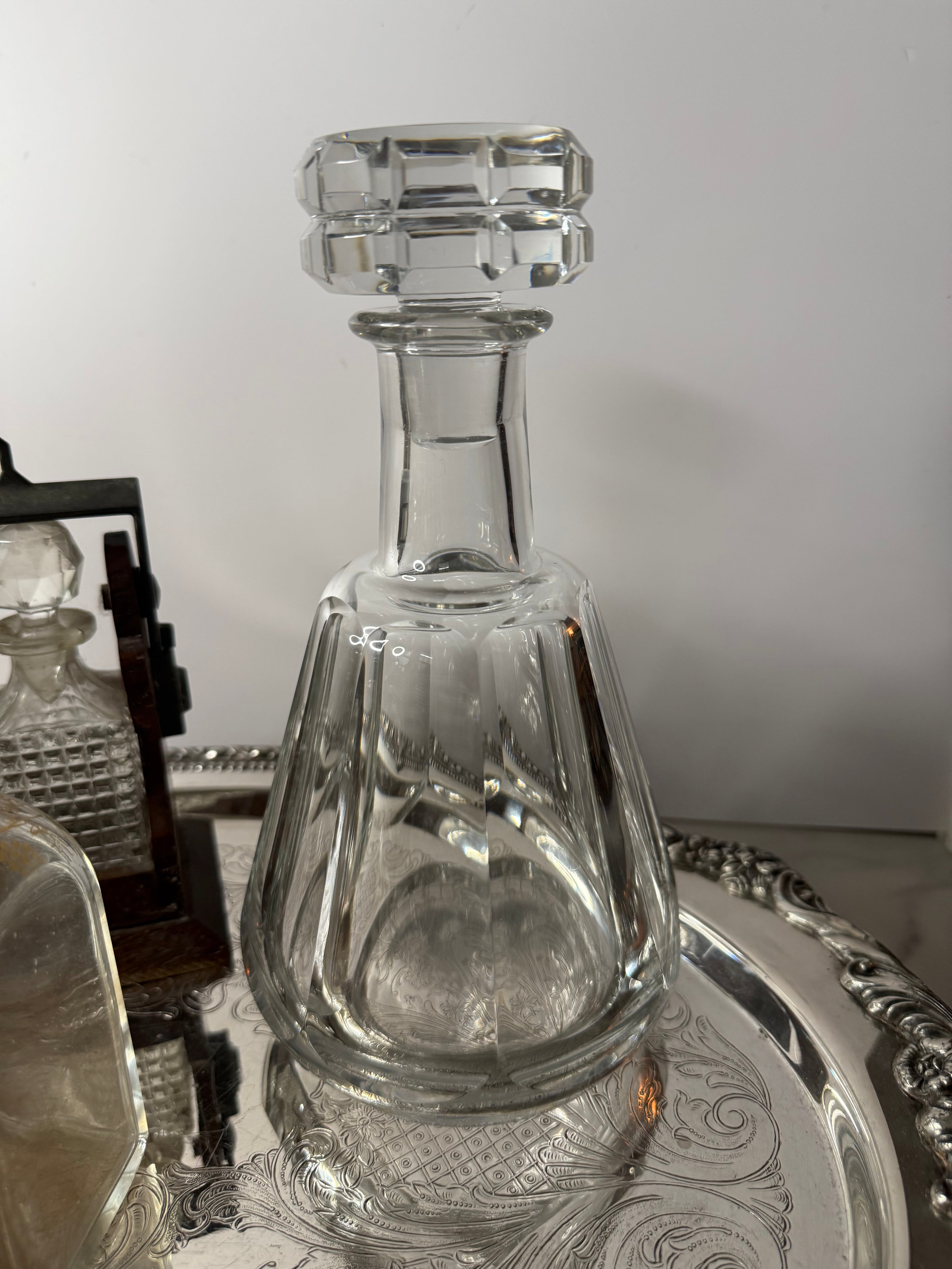 Vintage Baccarat Crystal Talleyrand Decanter