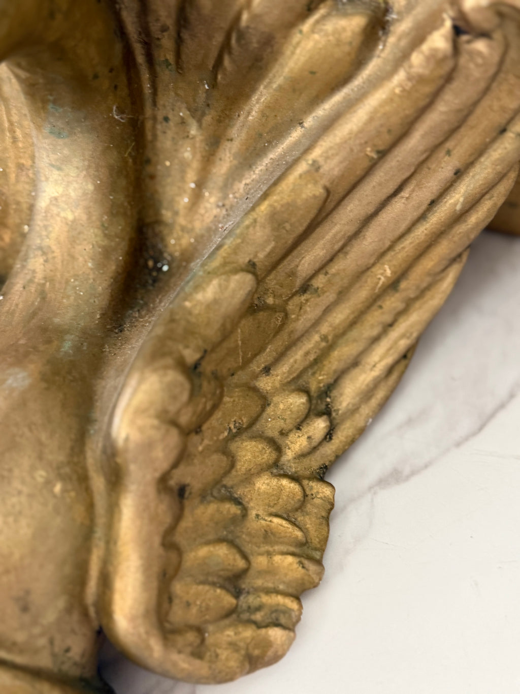Vintage Gilt Swan Shelf