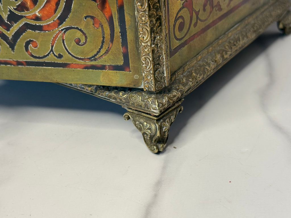 Antique Boulle Napoleon III Marquetry Box