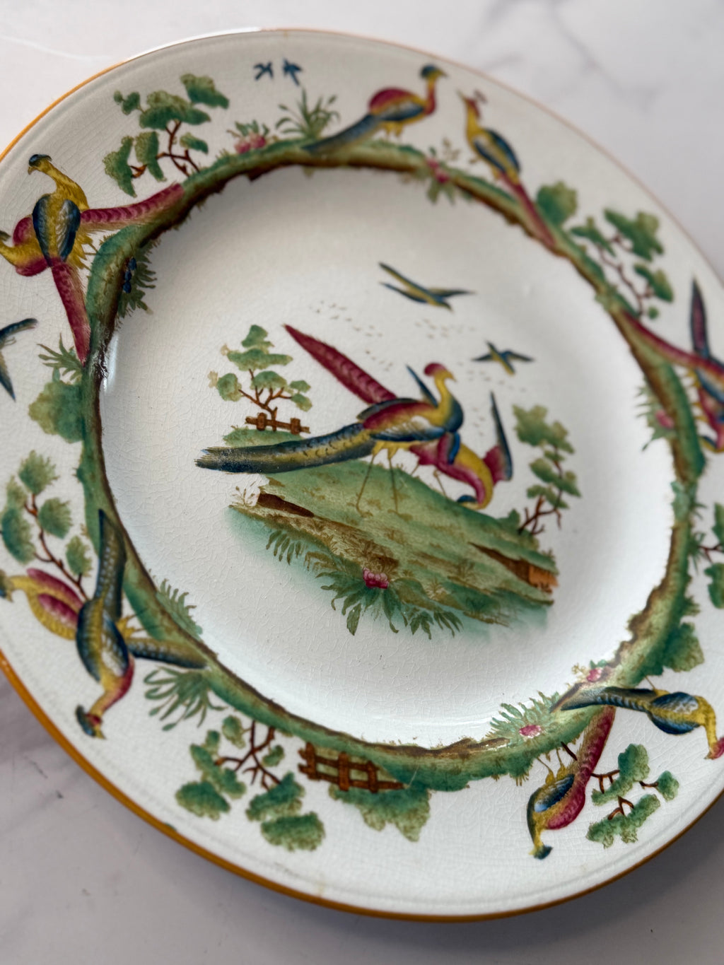 Wedgwood Blue Pheasant Plate
