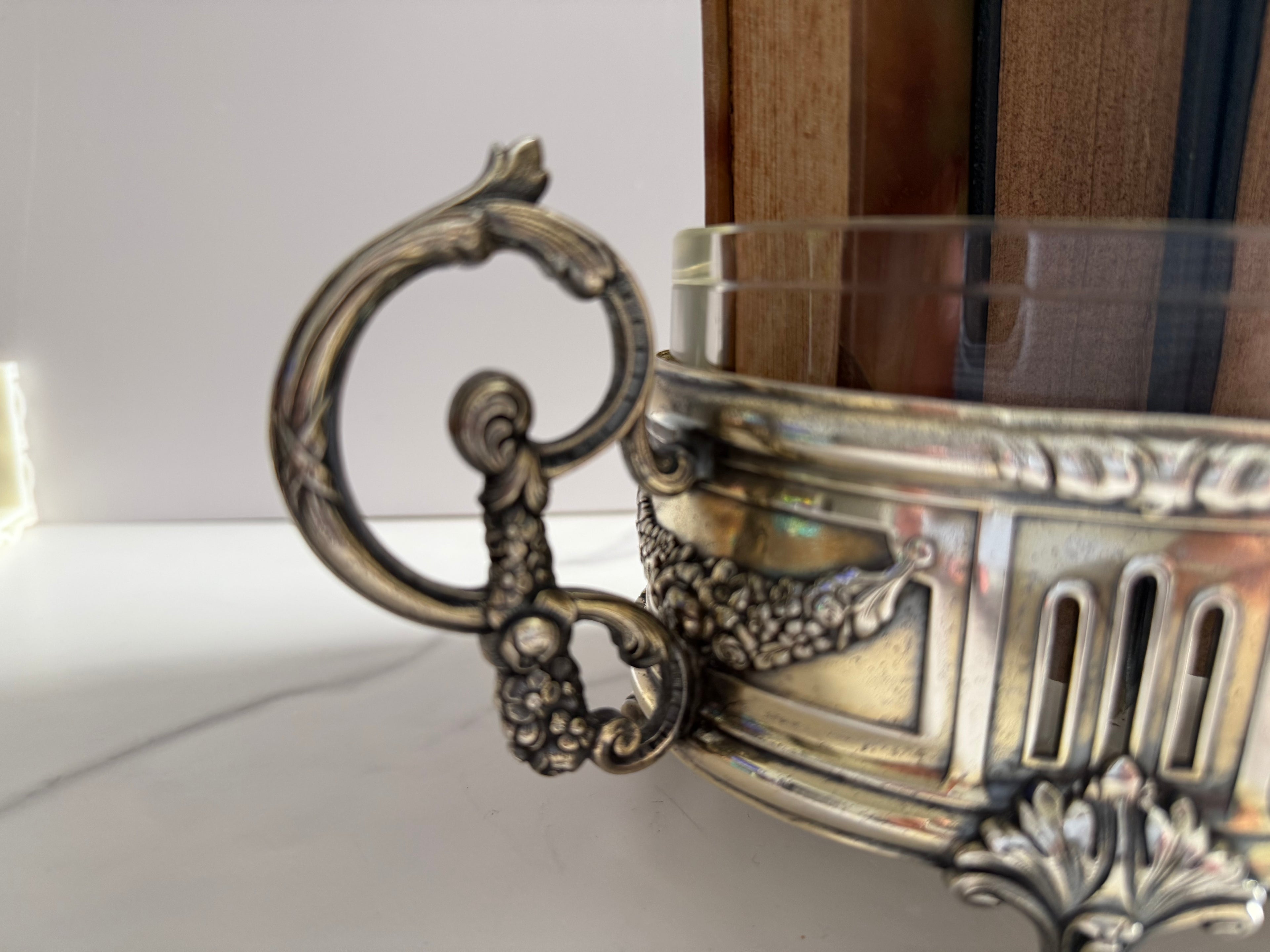 French Louis XVI–Style Silver-Plated Centerpiecee