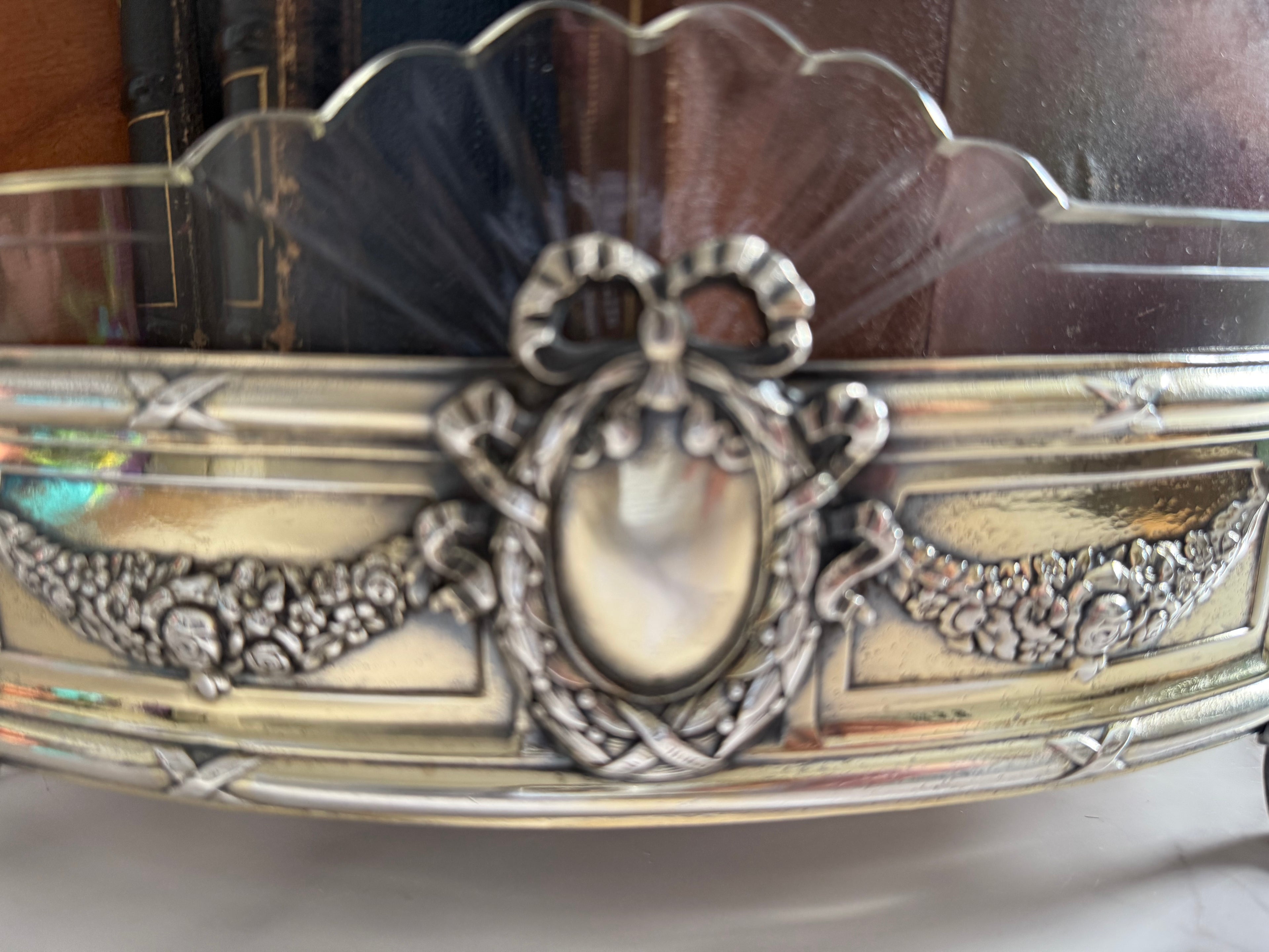 French Louis XVI–Style Silver-Plated Centerpiecee