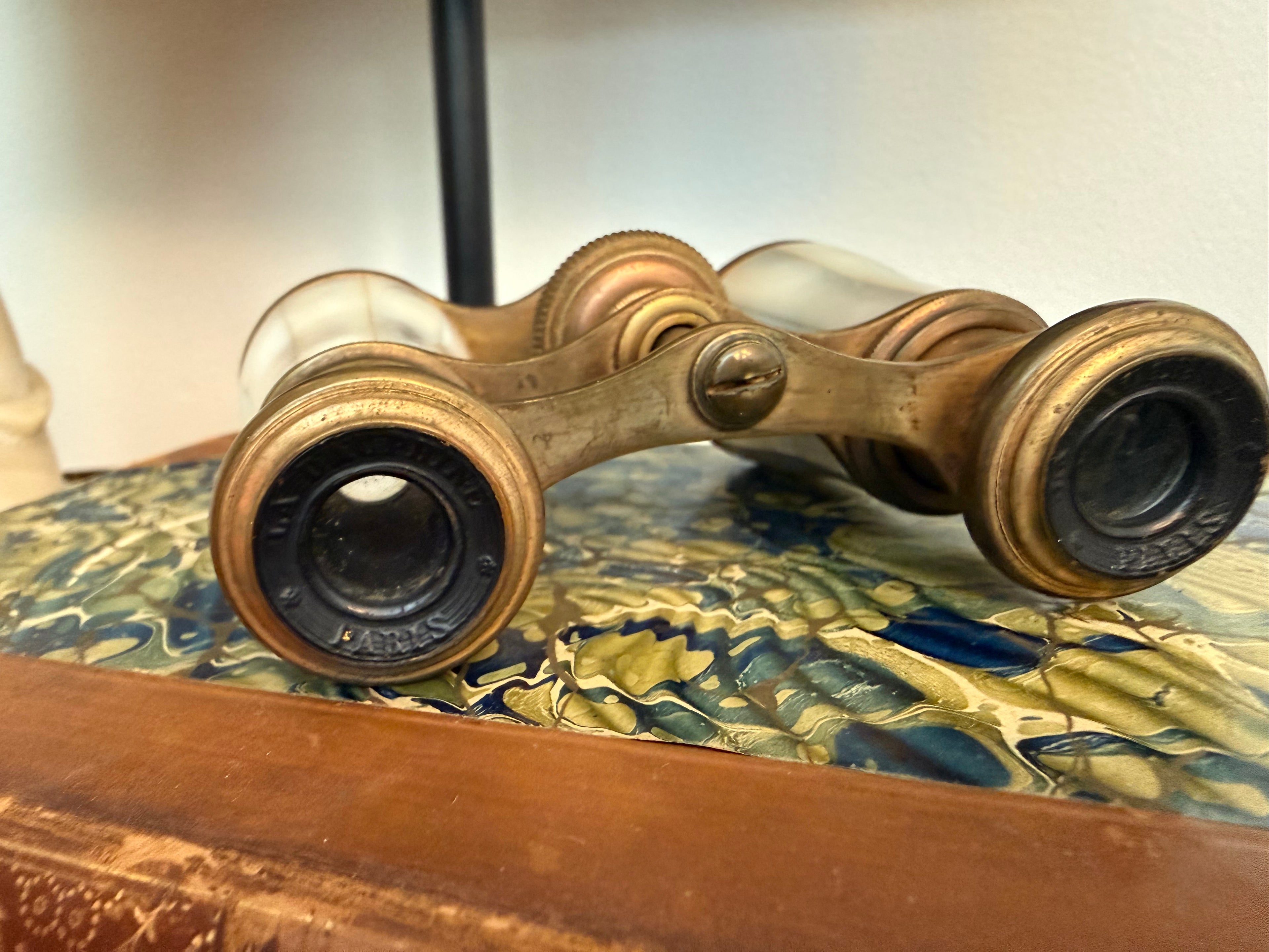 Vintage La Dauphine Mother of Pearl Opera Glasses