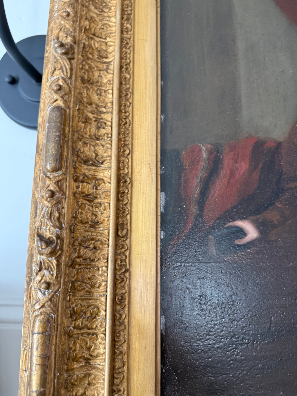 19th century Portrait of a Lady, Oil on Tin