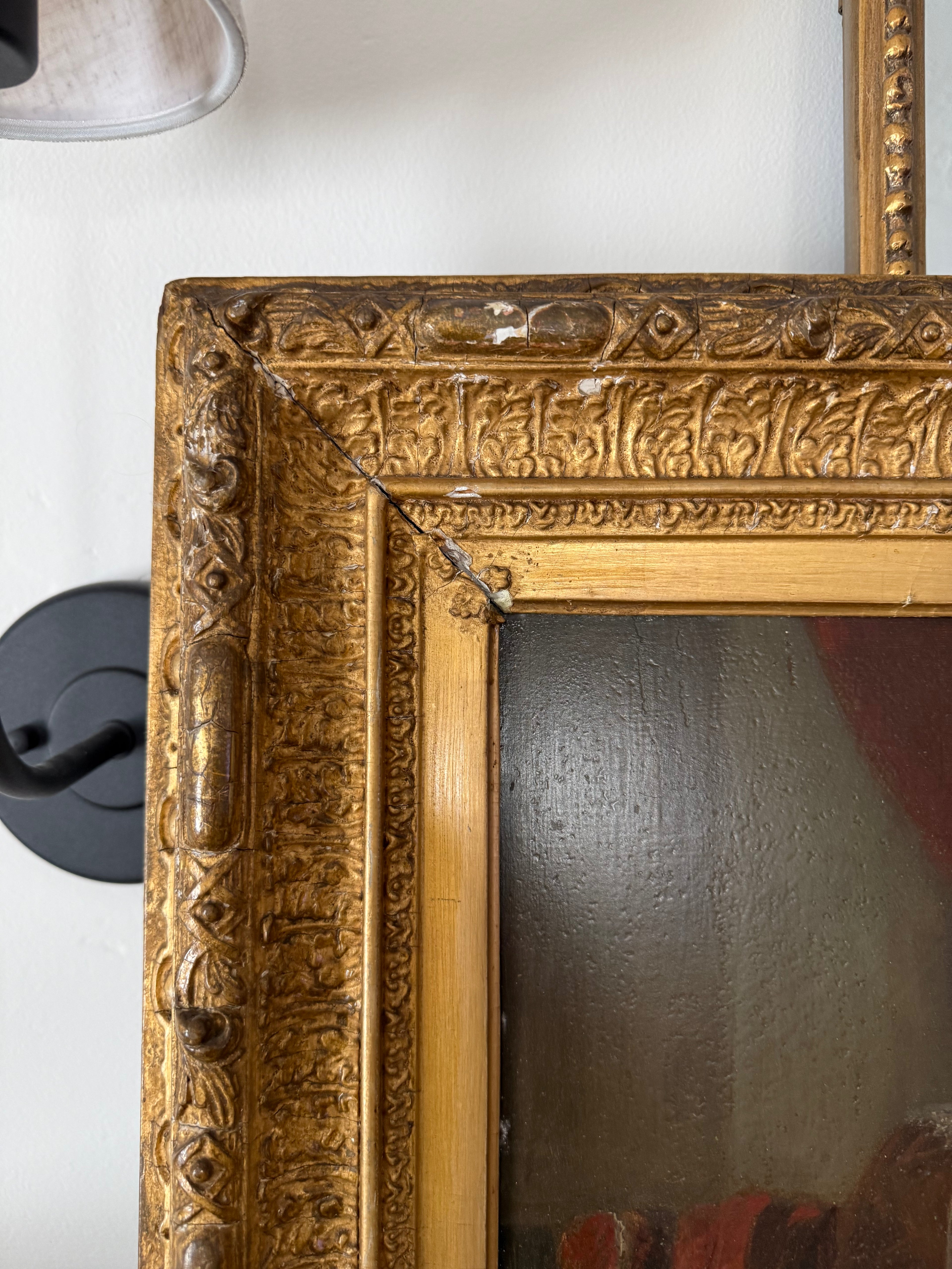 19th century Portrait of a Lady, Oil on Tin