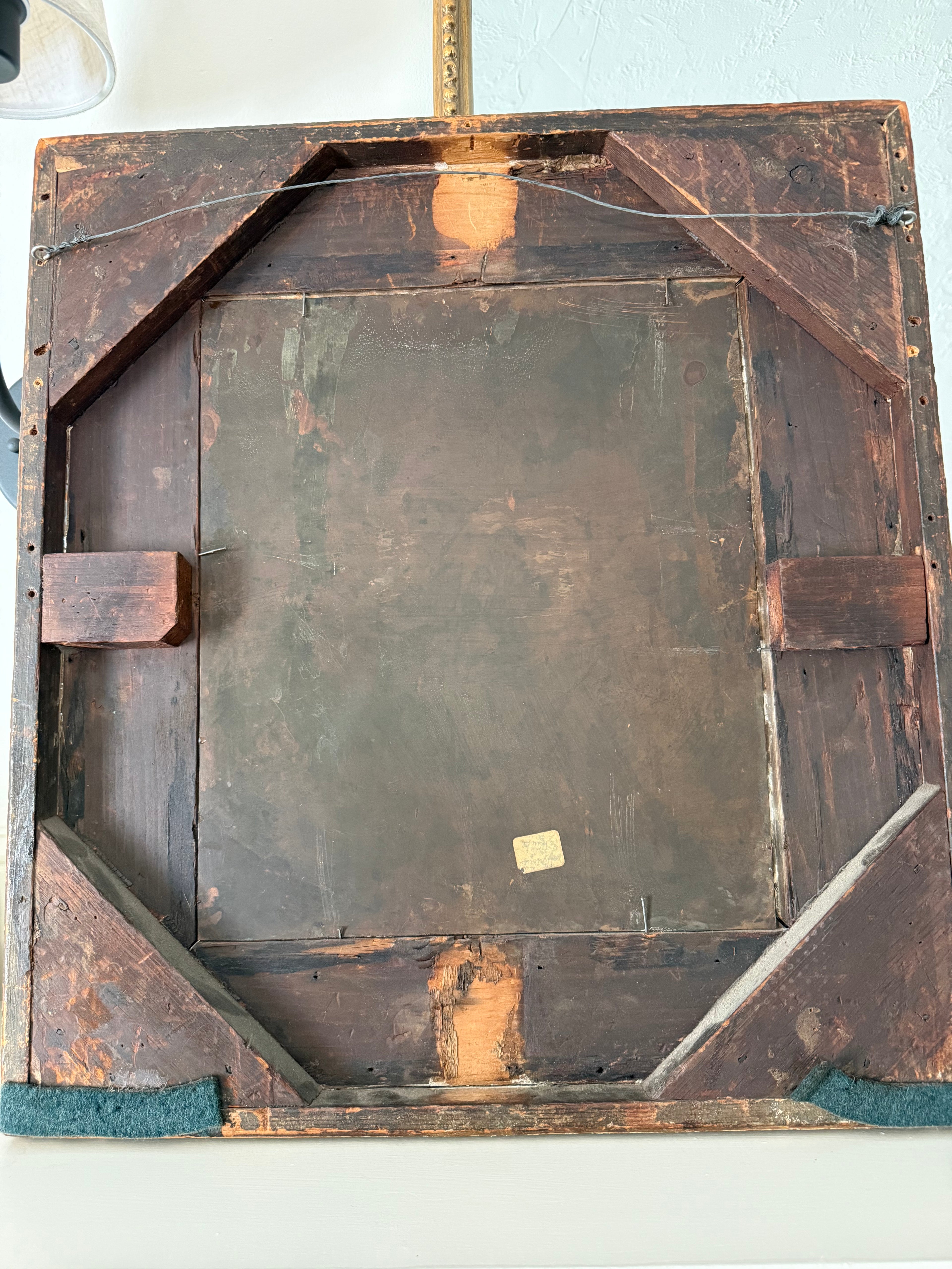 19th century Portrait of a Lady, Oil on Tin