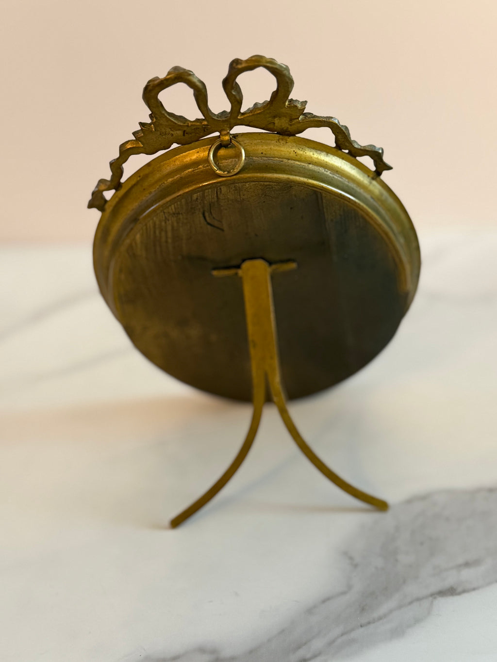 French Louis XVI Revival Brass Frame