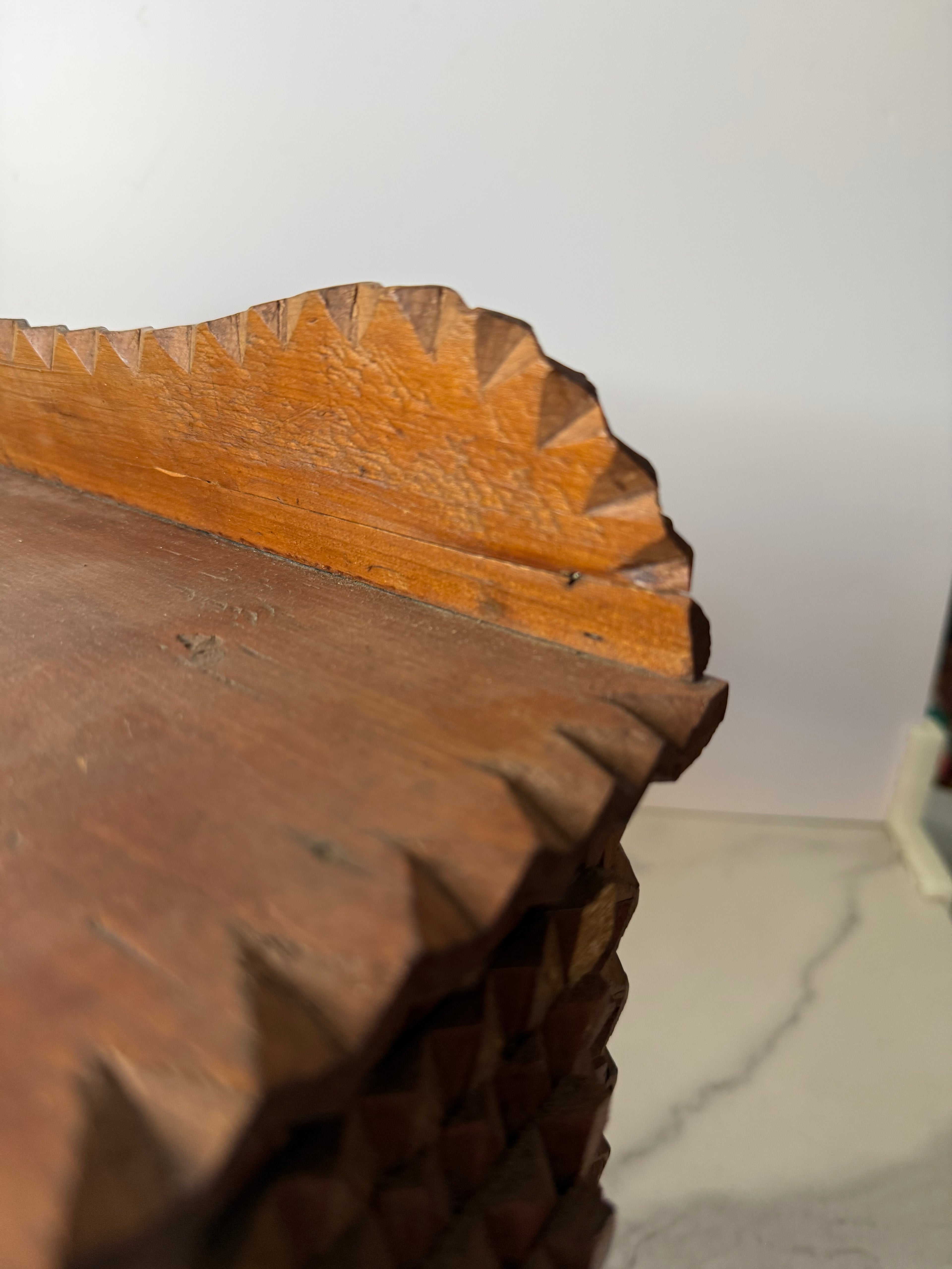 Tramp Art Miniature Chest of Drawers