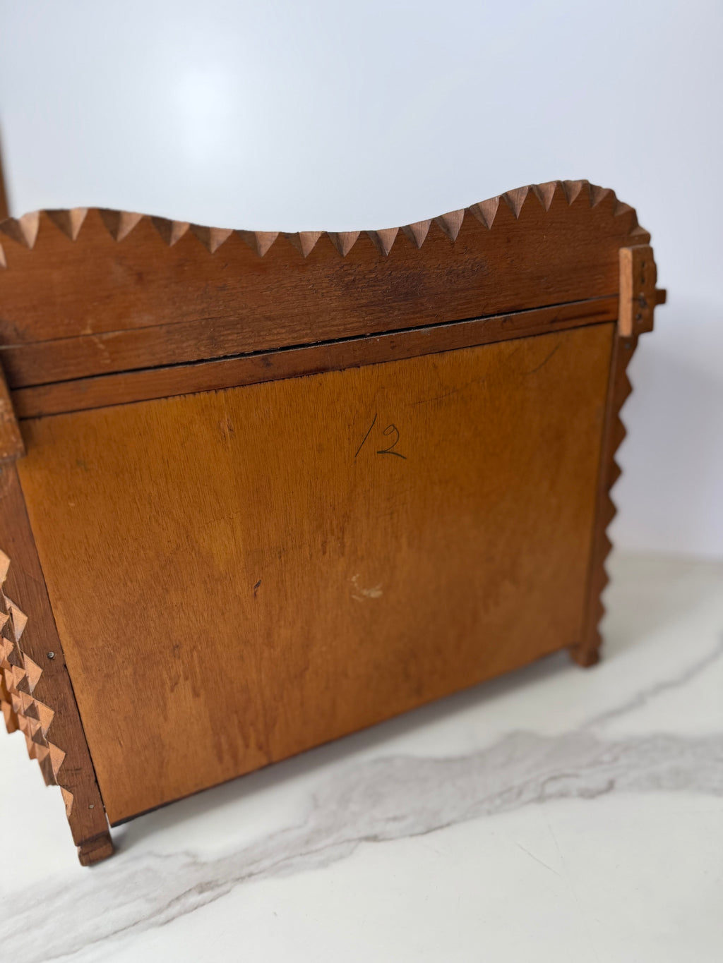 Tramp Art Miniature Chest of Drawers